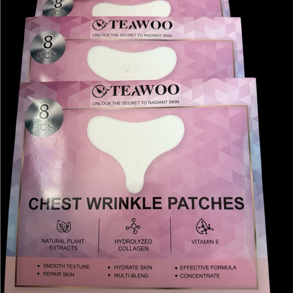TEAWOO Chest Wrinkle Patches Lot of 3